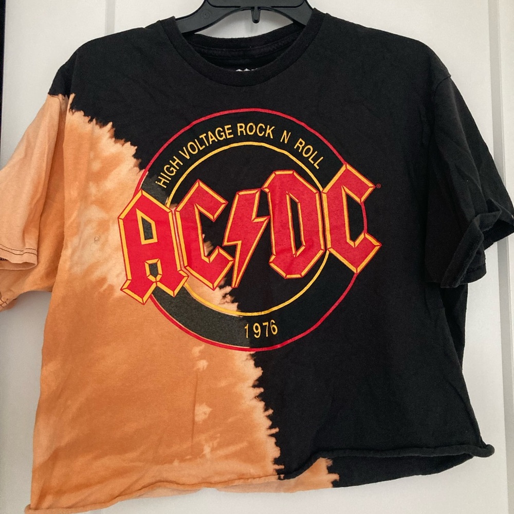 AC/DC cropped shirt